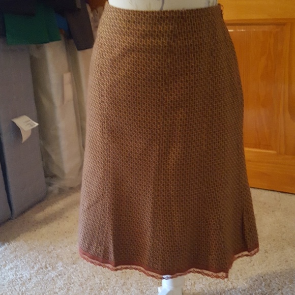 4/$20 Worthington Brown Skirt Size 12 - Picture 1 of 2